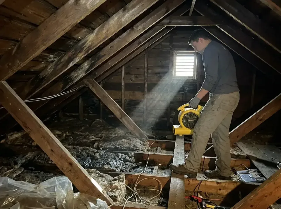 attic-water-damage-drying-proc-007 — frequently asked questions, Emergency Water Extraction & 24/7 Flood Response in Union H…